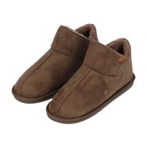 Apollo Home Boots Chaussons pour hommes - Daim - Taille 43/44 - Taupe