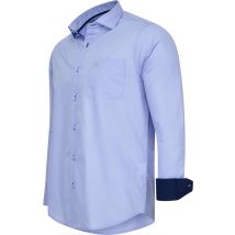 Cappuccino Italia - Chemise stretch Milano pour homme - Bleu - Taille S