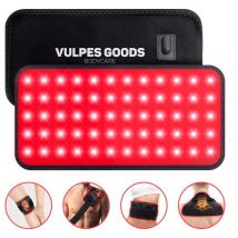 Vulpes Goods® BodyCare - Bande dorsale infrarouge portable - Bande infrarouge - Thérapie infrarouge - Lampe infrarouge - Thérapie par la lumière rouge - Bande chauffante - Thérapie par la lumière rouge - Bas du dos, épaules, cou, jambes - PRO