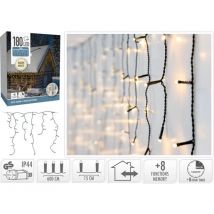 Kurtyna LED CHRIST DECORATION AX8451300 6 m Alimentation électrique