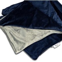 Ella Verzwaringsdeken Overtrek | Voor de 7kg en 9kg variant van 150x200cm | Hoes van heerlijk zachte Minky Fleece stof | Grijs