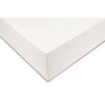 Zohome Drap-housse Satinado - Sous-drap pour lit double - 180x200 - 100% Coton Satin - Blanc cassé