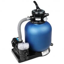 Système de filtre à sable 10,200 L / h avec pré-filtre et réservoir XXL