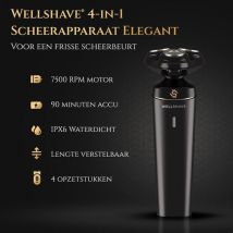 Wellshave 4 in 1 Shaver Men - With Trimmer & Nose Trimmer - Electric Shaver- Wet and dry - Shavers - Shaving - Beard trimmer