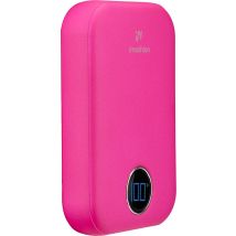 imoshion Powerbank 10000 mAh - Adapté à MagSafe - Chargeur rapide 22.5W - Indicateur LED - USB C & USB A - Powerbank sans fil adapté à Apple iPhone 12/13/14/15/16 - Rose