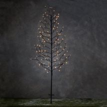 Luca Lighting Arbre Garden d'Light avec éclairage LED blanc classique - H150 cm - Noir