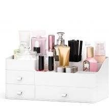 Organess Make-up Organiser White - Boîte de rangement pour les soins de la peau avec tiroirs et compartiments