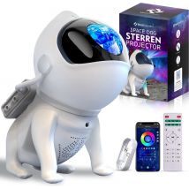 MostEssential Premium Star Projector - Space Dog Edition - 3000 lm - Incl. App