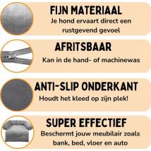 By Cee Cee Original Dog Rug Bench - Panier pour chien - Premium - Entièrement zippé - Royal Collection - Rib Dark Grey - Taille M - 90x90