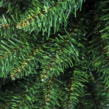 HOMCOM Sapin de Noël 390 branches avec pied en plastique vert 830-182