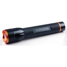 BLACK+DECKER Lampe de poche LED - 1200 Lm - 12 W - 200 M Faisceau lumineux - Ø 48 x 233 MM - 360 G - Aluminium