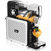 LEBENLANG - Premium Slush-machine 2L - 5 Modes - QuickFreeze in 15 min - Auto-Clean & LED Touchscreen - Including Recipe Book - Slushie Maker for Home, Party & Kids' Birthdays