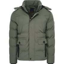 Mario Russo Ranger Jacket - Veste Homme - Veste d'hiver Homme - Déperlante - Coupe-vent - Vert - XXL