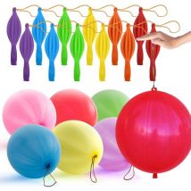 Partizzle 36x Ballons de baudruche en latex colorés - Grand ballon rebondissant - Ballon géant à partager - Grabbelton - Pour enfants et jeunes enfants - XL / 45 cm
