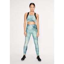 Rohnisch Collant imprimé flatteur Keira - Vert teinté dans l'espace - Taille XS