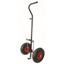 Chariot pour bouteille de gaz - Hozelock - Acier - Noir