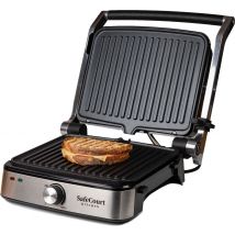 Grill électrique, Safecourt Kitchen, Contact grill compact CG200, Avec plaques amovibles