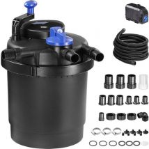 Gardebruk Pressure Filter - UVC Complete Set Pump 6000 l/h - Bypass function