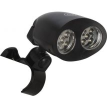 Lampe BBQ Vaggan - 2 faisceaux lumineux - inclinable - fonctionne sur piles - pince réglable