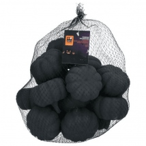 Décoration d'Halloween citrouilles noires 8cm (16 pcs/pack)