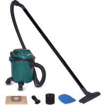 VONROC Aspirateur compact pour liquides et poussières - 1000W – Fonction soufflage – Réservoir de 12L - Câble d'alimentation de 5m
