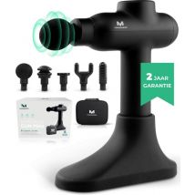 Massagerr® Massage Gun PRO - Appareil de massage professionnel - Support et étui inclus - Pistolet de massage - Batterie puissante pour une longue durée de vie - Massage sportif et relaxant - Appareils de massage - Pistolet de massage - Appareils de massa