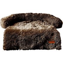 By Cee Cee Original Dog Rug Bench - Panier pour chien - Premium - Entièrement dézippable - Marron - Taille L - 120x90