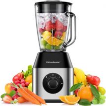 KitchenMonster® Blender Pro 1200 Watt - Smoothie Maker 1,5 litre avec 3 positions