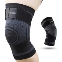 MR. PANACHE Genouillère - Genouillère Femme - Genouillère Arthrose - Genouillère Soutien Genou - Genouillère Rotule - Soulagement des douleurs articulaires - Genouillère Charnière - Genouillère Ménisque - Taille XL - Noir