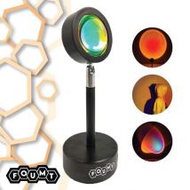 Foumt Sunset lamp Sunset Red - Projecteur - Sunset projector lamp - Sunset lamp - Black