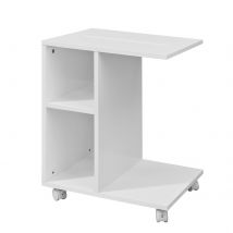 SoBuy Sideboard - Placard avec fente - Max. 50KG - 45 x 58 x 35 cm - Blanc
