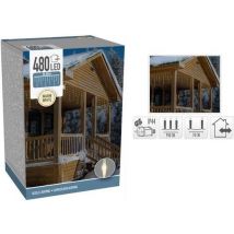 Icicle Christmas Lights 480 LEDS - 9.5 Metres - Pour l'intérieur et l'extérieur