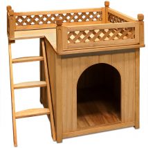 Doghouse Cadoca avec balcon