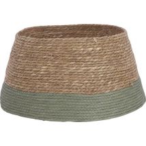 Décoration sapin de Noël - House of Seasons - Jupe de sapin de Noël - H26 x Ø50 cm - Seagrass - Vert