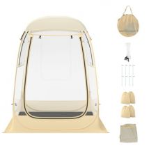 Tente de camping Coast Transparent pour 2 personnes - 128x128x158 cm - 3 saisons - Vue panoramique