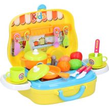 Eddy Toys Kitchen Play Set - 38 x 25 x 26.5 CM - En coffret - 26 pièces