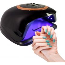 Fineza Lampe UV pour ongles en gel - Séchoir à ongles LED - Séchoir à ongles pour vernis en gel - Lampe à ongles - Noir