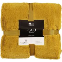 In The Mood Collection Couverture polaire Bronte - L200 x L150 cm - Jaune