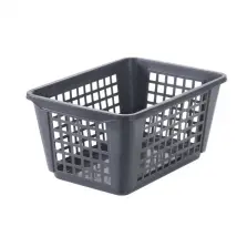 Orthex Panier à linge 46 L Gris foncé