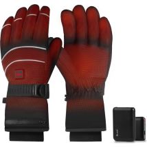 Gants chauffants Saaf - USB rechargeable - Gants électriques / ski / moteur - chauffants 3 niveaux - Taille M - 5600 mAh - Femme / Homme