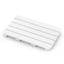 Coast Tapis de bain - Plastique - Max. 150 kg - 55 x 34 x 5 cm - Blanc