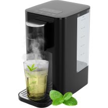 KitchenBrothers Distributeur d'eau chaude - 2.9L - Ecran tactile - Robinet d'eau chaude - 2600W - Noir