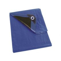 Bâche Perel - Bleu/Noir - Ultra-résistant - 3 X 4 M