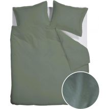 Ambiante Bamboo Uni housse de couette - Lits-Jumeaux - 240x200/220 cm - Green