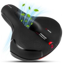 Selle vélo unisexe - Ergonomique - Avec suspension - Selle vélo - Selle gel - Vélo de course - Vélo de montagne - Femme - Selle - Accessoires - Selle jupe femme - Porte-vélos - Rail de selle - Noir - Proskill