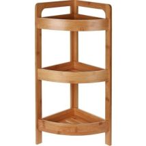 Badkamer kast - Badkamerrek - bamboe - 3 Laags - 23x61cm