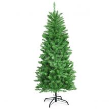 Coast 150 cm de haut Arbre de Noël artificiel illuminé en forme de crayon avec ampoule blanc chaud vert