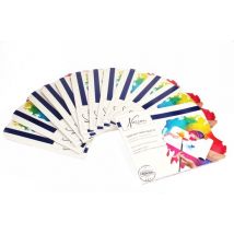 Palette de peinture 12pcs - Taille 23x30.5cm - 40 feuilles par palette détachable - convient aux couleurs à l'eau, acryliques et à l'huile