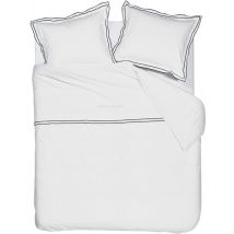Riviera Maison - Housse de couette Salute - Lits-Jumeaux - 240x200/220 cm - White