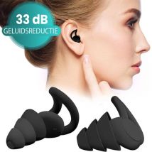 MR. Bouchons d'oreille PANACHE - Bouchons d'oreille pour le sommeil - Anti-ronflement - Bouchons d'oreille - Bouchons d'oreille pour le sommeil - Bouchons d'oreille insonorisés - Silicone sans BPA - Haute réduction du bruit (35dB) - Noir